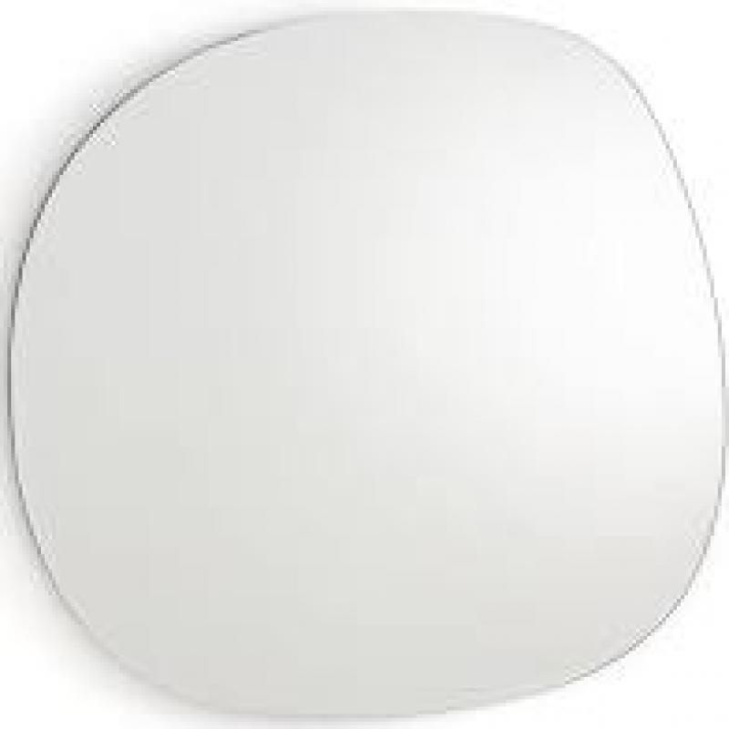Зеркало настенное AliAs 1000х900 в черной раме (алюминевой)