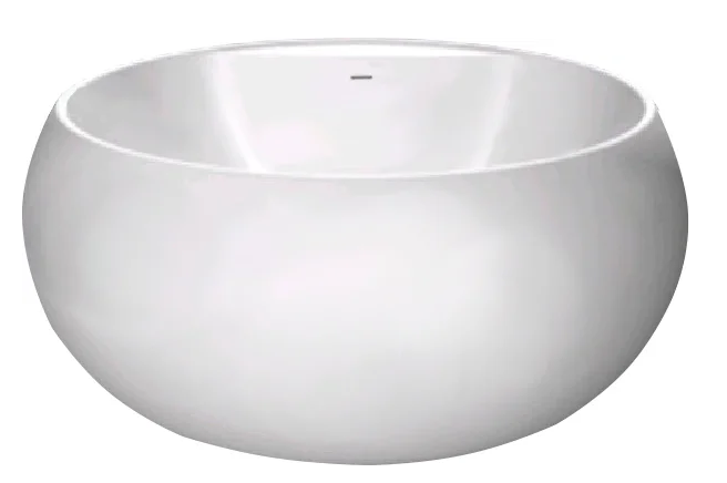 Акриловая ванна BelBagno BB30-1550 без опоры 155x155 см, отдельностоящая, круглая