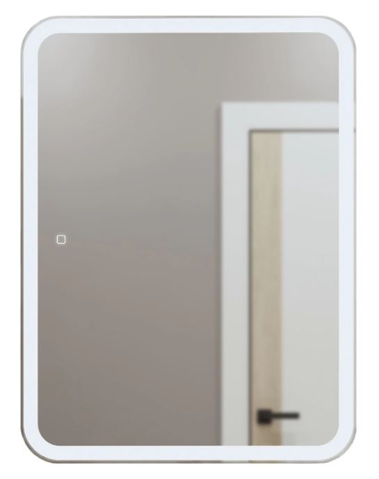 Зеркало-шкаф MIXLINE "Фиджи Flip" 600*800 (ШВ) универсальный, сенс выкл.,светодиод подсв