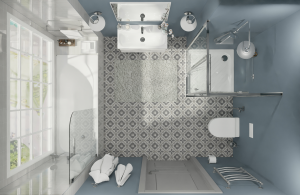 Ванная комната в классическом стиле №1