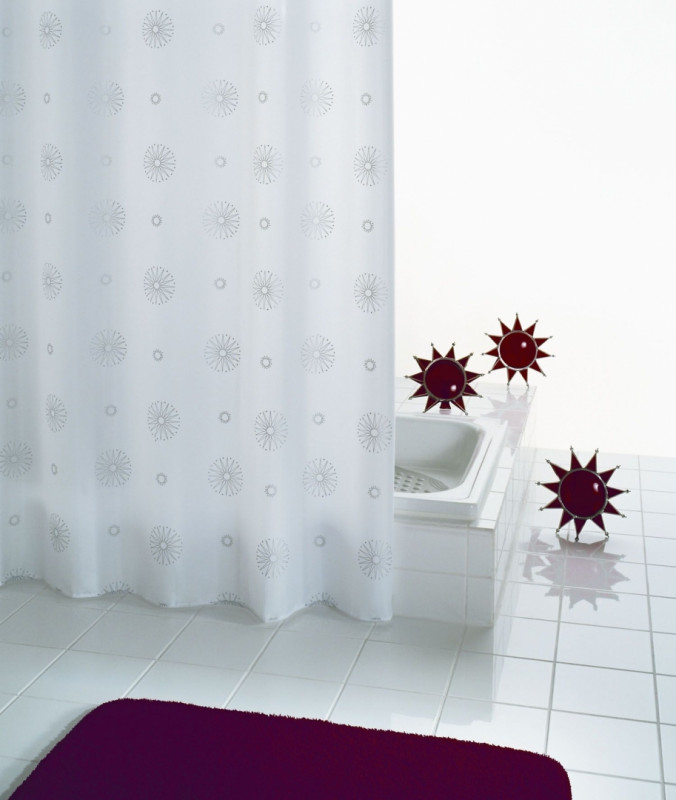 Штора для ванных комнат Cosmos белый 180*200