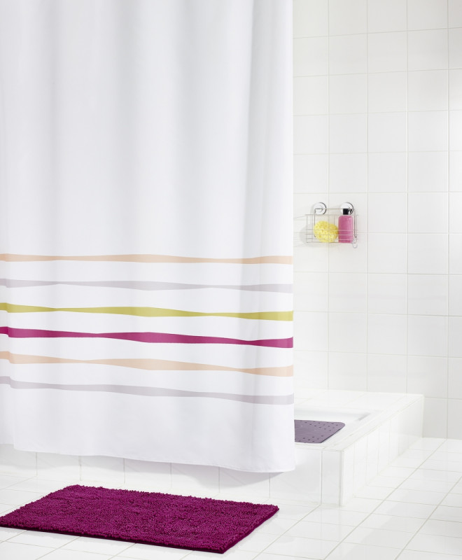 Штора для ванных комнат San Marino цветной 180Х200