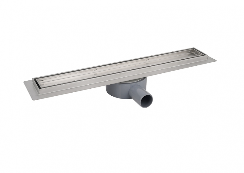 Водоотводящий металлический желоб AZARIO 360° 600 мм D40(50) под плитку