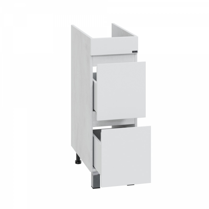 Тумба под умывальник над стиральной машиной напольная Марс 29 2 ящ. (ум.Юпитер 900*500лит.мр)НП