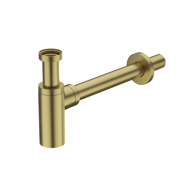 Сифон для умывальника, матовое золото, Optima Home, IDDIS, OPTMG00i84