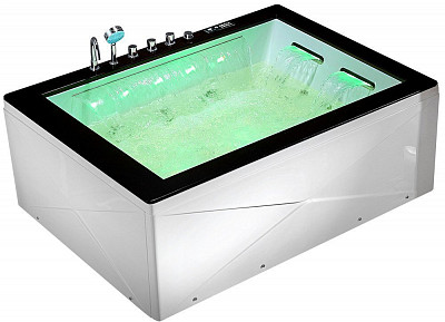 Ванна акриловая Gemy G9259 1800х1300х700 с г/м, а/м, хромотерапия, электронный пульт