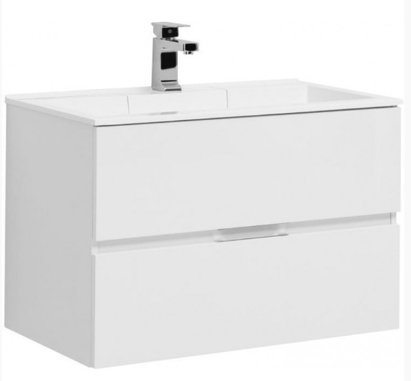 Тумба под раковину AQUANET Алвита 80 подвесная