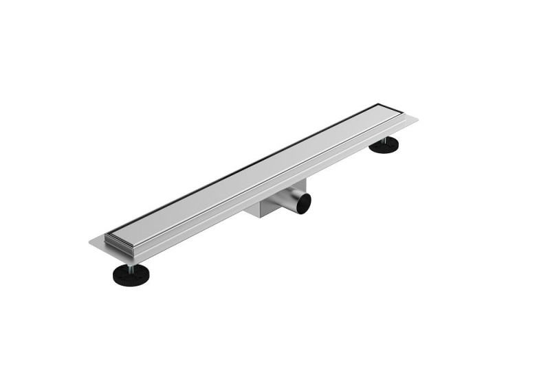 Трап-лоток с решеткой под закладку плитки 70мм*900мм (сухой+гидрозатвор) SLD900.03S SANLUX (6)