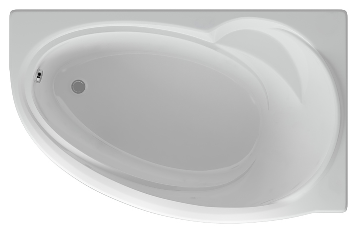Акриловая ванна PAOLINA асимметричнаяя 170*97 см, прав.