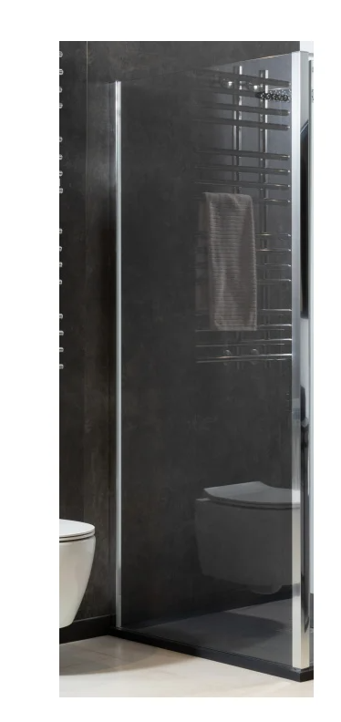 Бок.стекло 8мм 900мм стекло Optiwhite, Easyclean, 3.31043.00 PRIORITY, хром