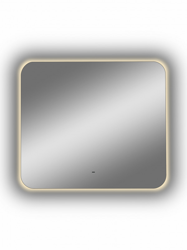 Зеркало "Burzhe Led" 800х700 с бесконт. сенсором,подогрев. теплая подсв