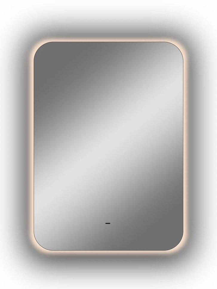 Зеркало "Burzhe Led" 500х700 с бесконтактным сенсором, теплая подсветка