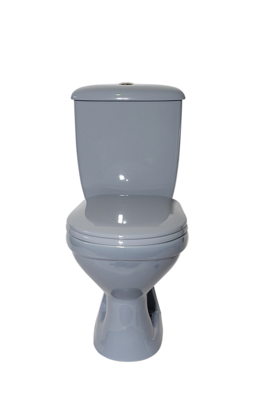 Унитаз-компакт Суперкомпакт серый А Стандарт, сиденье полипропилен