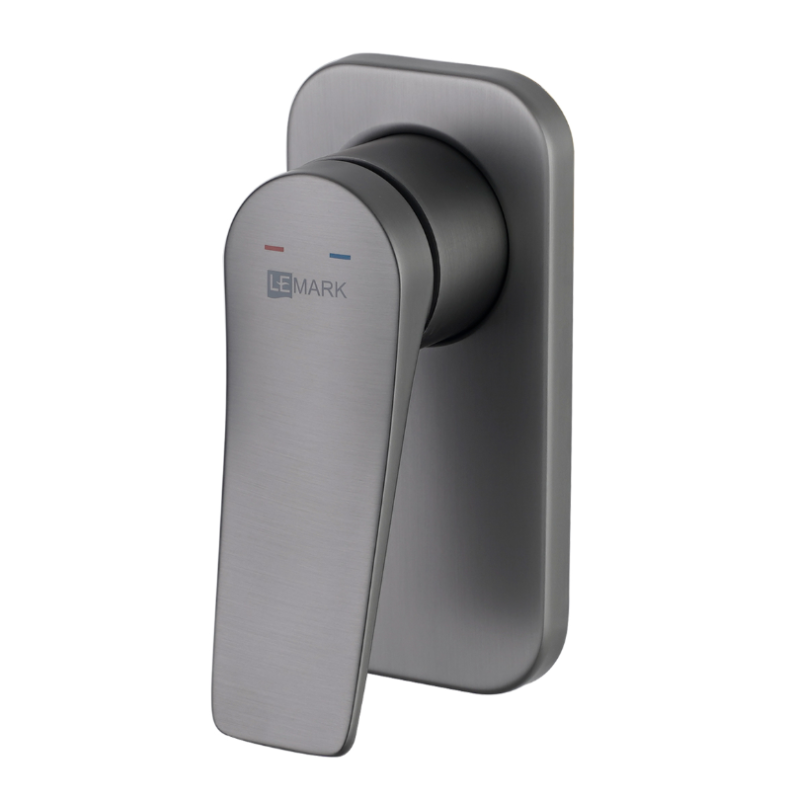 Смеситель для душа встраиваемый, без аксесс., LM3723GM Bronx графит LEMARK