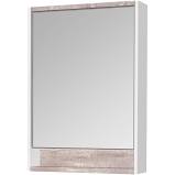 1A230302KPDA0 зеркальный шкафчик КАПРИ регулирумые полочки,светодиодная подсветка/60х85/(бетон пайн)