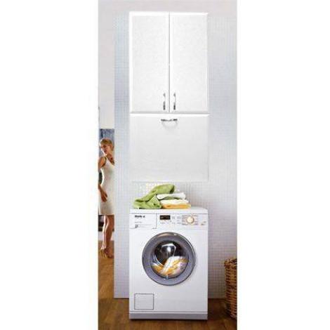 Шкаф Vod-Ok 60 над стиральной машиной с бельевой корзиной белый купить по цене 7 180 руб в Набережных Челнах. ◈ Интернет-магазин сантехники Водолей