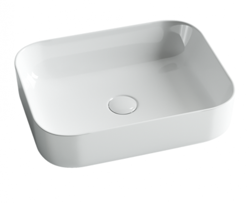 Раковина накладная прямоугольная CN6011 Element 500*390*130мм Ceramica Nova