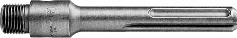 Державка ЗУБР для бур коронки с хвостиком SDS Plus,L-300мм,резьба М22,конусное креп.центрир сверла
