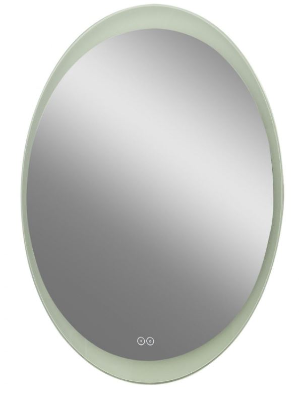 Зеркало с подсветкой и функцией антизапотевания ART&MAX OVALE AM-Ova-570-770-DS-F-H