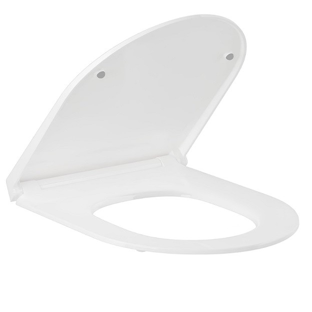 Сиденье для унитаза KLUDI RESA D 24WCS43S (микролифт, тонкое, дюропласт, белый)