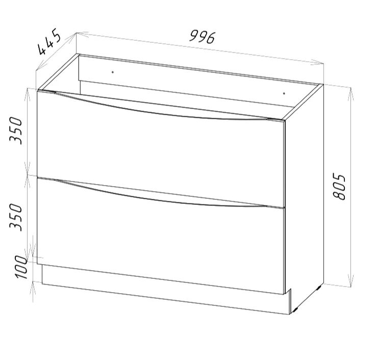 Тумба с раковиной belbagno marino 75 bianco lucido