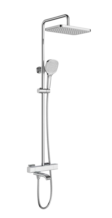 Душевая система для ванны с термостатом RAGLO хром R22.26