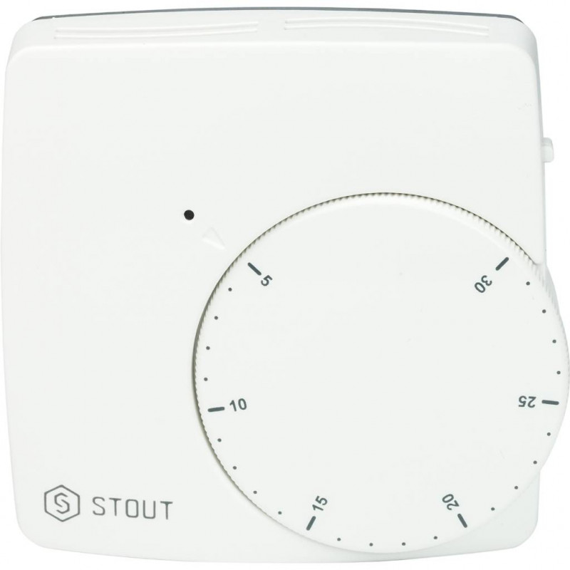 Термостат комнатный электронный WFHT-DUAL включ. дистанционный датчик «в пол» STOUT