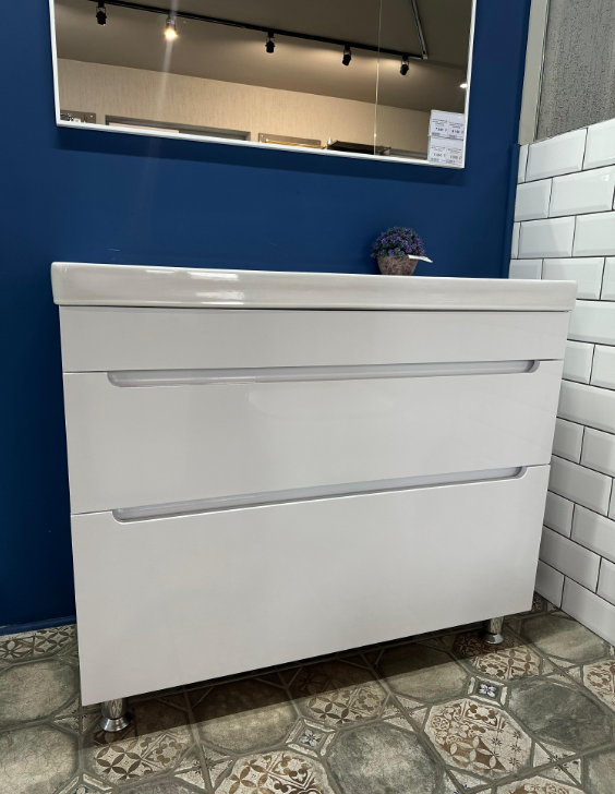 Тумба для умывальника напольная "СОЛО 70" 2 ящика (под умыв. Alias)