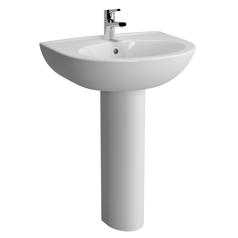 Раковина накладная VitrA Zentrum (Зентрум) 5786B003-0001 60 x 47 белая антибактериальное покрытие Hy
