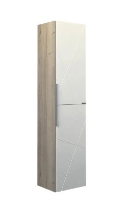 Шкаф-колонна COMFORTY Мерано 35 подвесная дуб дымчатый