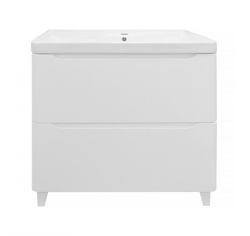 Комплект Тумба Azario LOTOS 80/2 Н 820х475х835 напольная с раковиной Monte 80 (CS00081987)