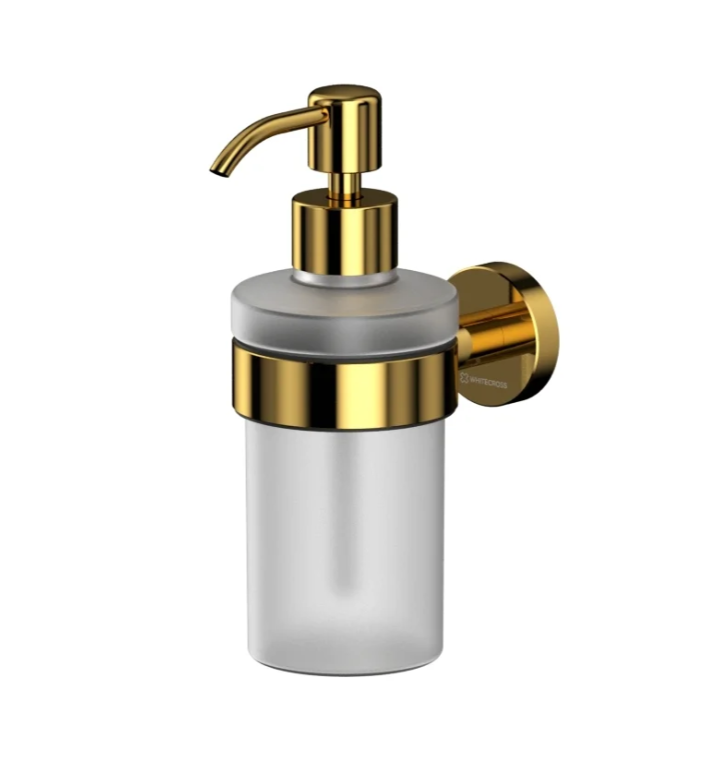 Дозатор для жидкого мыла подвесной WHITECROSS Ergo ER2240GL (золото)