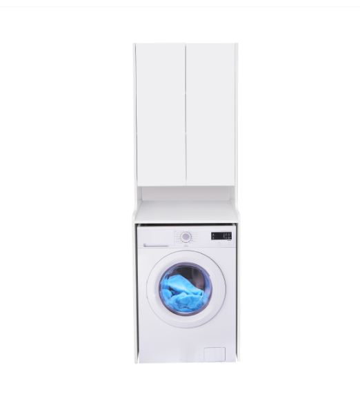 Шкаф Акватон Лондри 60 напольный белый для стиральной машины